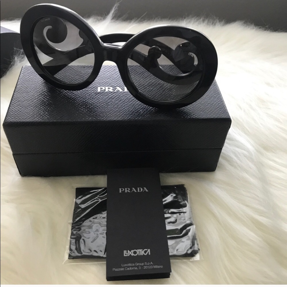 Prada Swirl Baroque Sunglasses